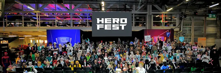 Cosplay-Gruppenfoto