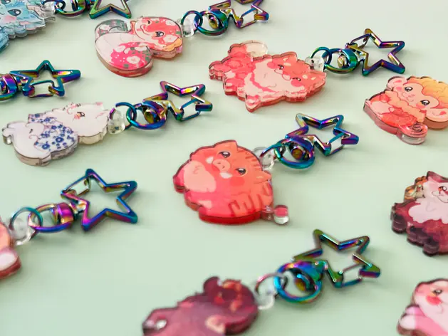 Keychains and Phone charms