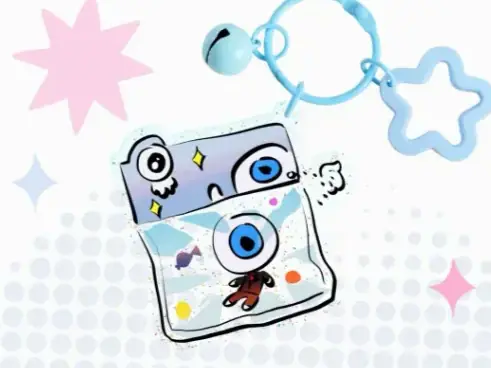 Eggchan Keychain