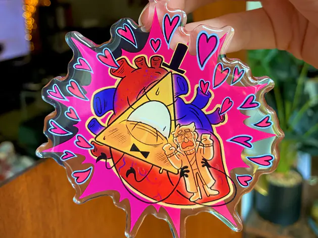 Keychain | Bill Cipher