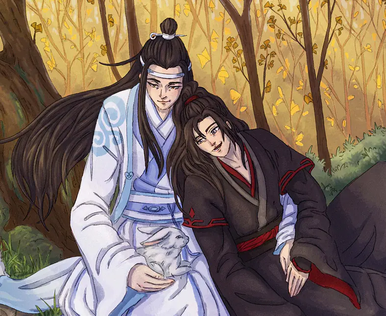 Lan Zhan, Wei Wuxian, rabbit signed.jpg